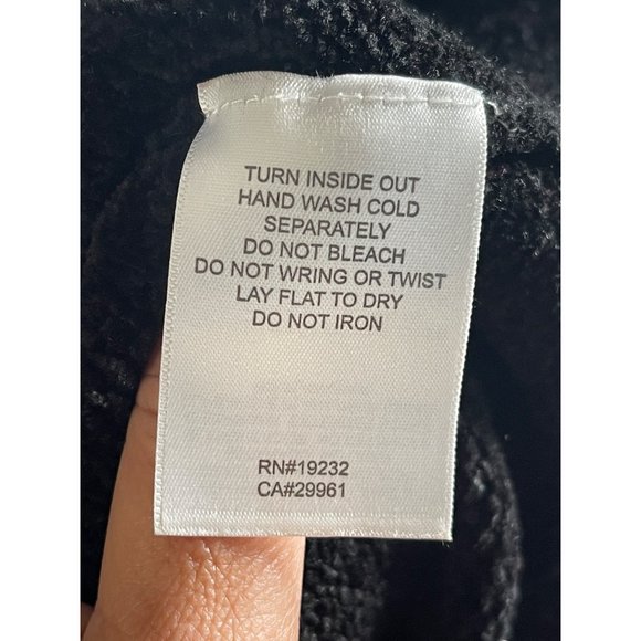 Alfred Dunner Christmas Winter Sweater Cardigan Ice Skating Holiday Black Size L - Picture 5 of 7